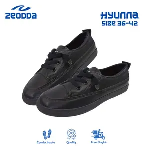 Zeodda Hyunna Sepatu Casual Wanita Flat Shoes Korea Karet Kasual Trendy Sneakers Running 1019