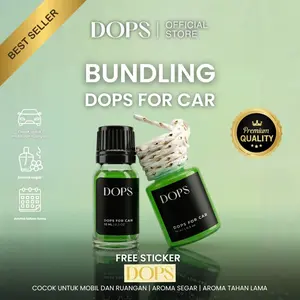 Bundling DOPS For Car – Parfum Mobil Gantung & Refill | Wangi Premium Tahan Lama | FREE STICKER