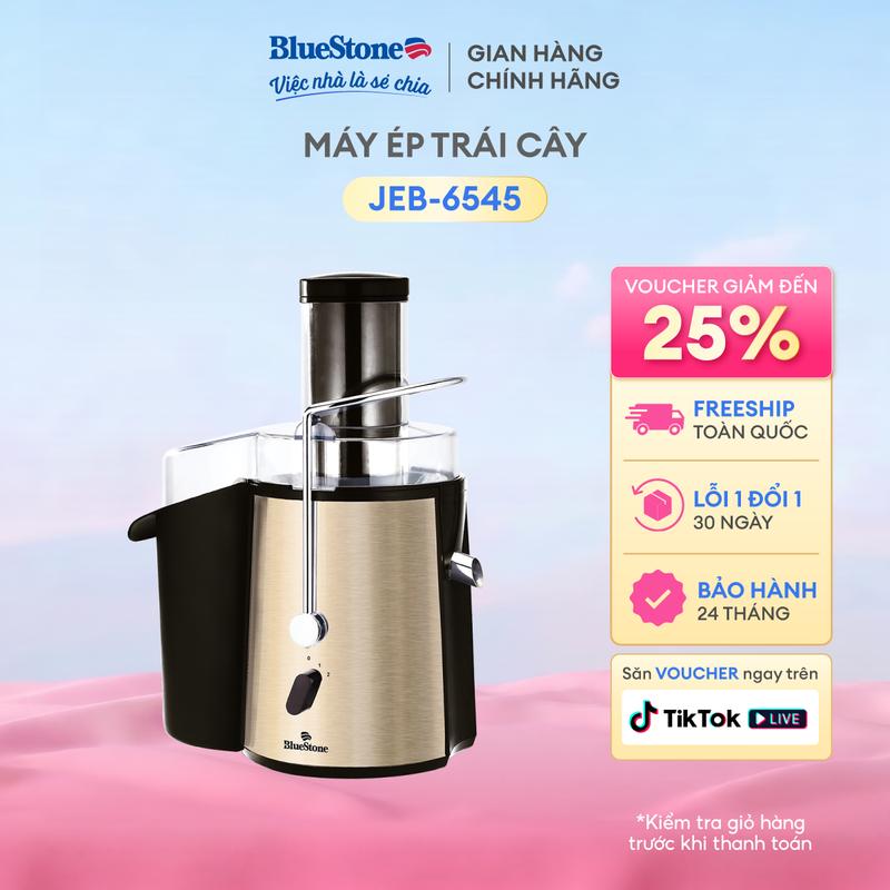 Máy Ép Nhanh BlueStone JEB-6545 850W Công Suất Mạnh Mẽ 2 Tốc Độ Ép Trái Cây Nhanh Dễ Dàng Thiết Kế Sang Trọng An Toàn
