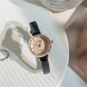 Marzo Jam Tangan Wanita Wanita Vintage Tali Kulit Mini Kasual Jam Tangan Cewek