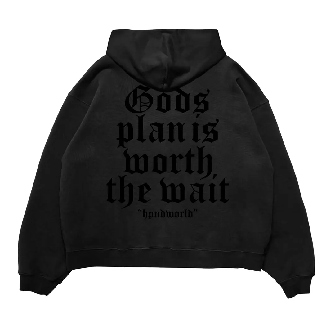 Sweater Hoodie Boxy Fit Original Basic Godsplann Fleece Limited Edition Pria Oversize Nyaman Casual Lembut