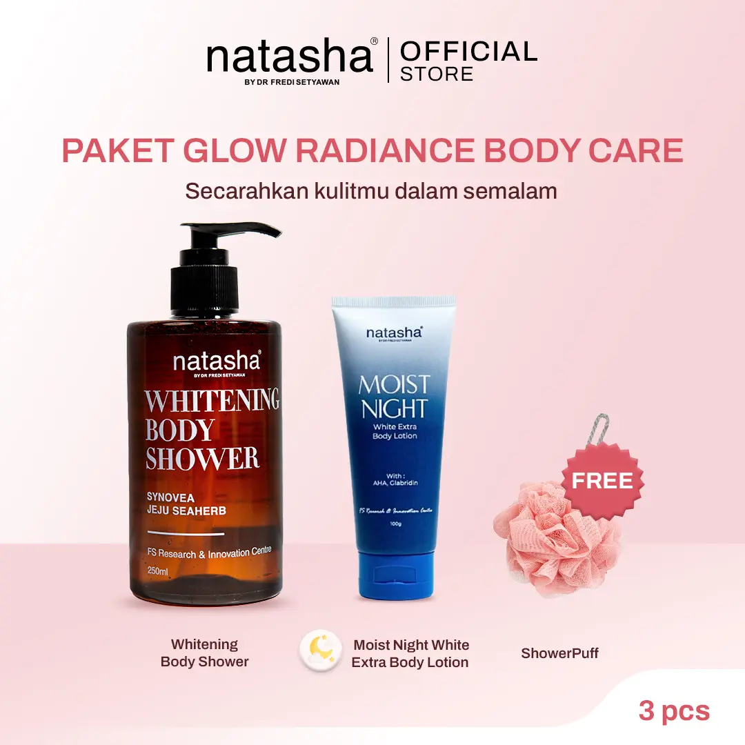 Natasha [Body Shower + Lotion Malam]