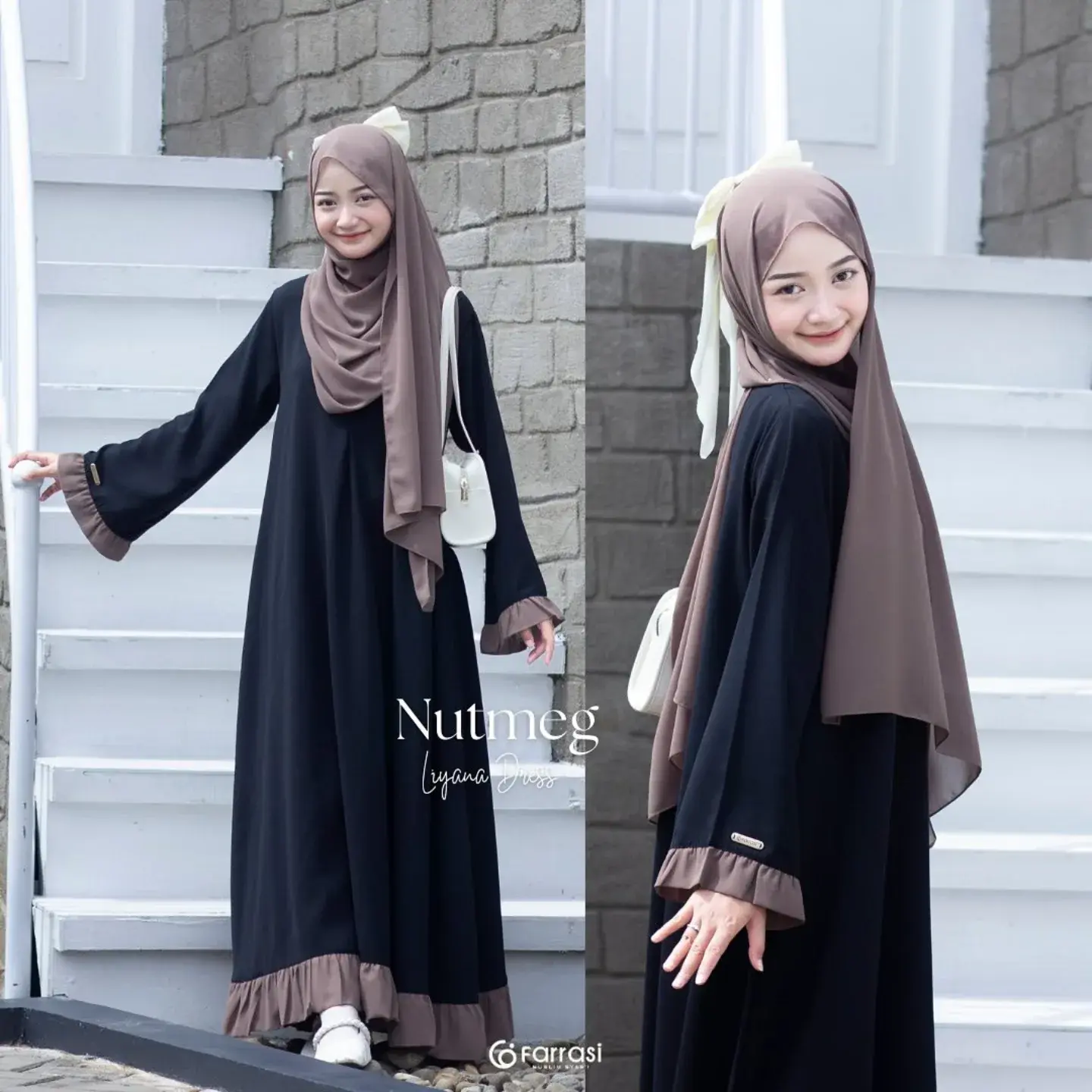 Liyana Gamis Abaya Anak Remaja Terbaru 2025 Abaya Syari Plus Hijab Anak Cewek Tanggung 9-17 Tahun Bahan Ceruty Babydoll Full Furing Baju Lebaran Remaja 2025 Baju Muslim Anak Perempuan Kekinian Abaya Viral Bisa COD