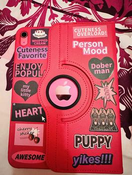 Product Review of Tooach 360° Rotating Stand Flip Leather Tablet Case With Fashion Sticker For iPad Mini 6 5 4 3 2 1 iPad 9.7 5th 6th Air 3 4 5 iPad 10.2 7th 8th 9th 10th Gen iPad Pro 11 inch iPad Pro 12.9  iPad Casing Cover With Holder Bracket from 𝓑**🌸 0