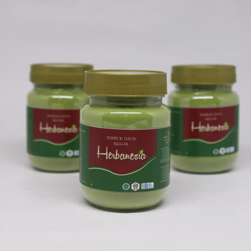 Masker Wajah  Berjerawat Bubuk daun kelor Masker jerawat dan Masker bubuk organik - Moringa powder  - Bubuk kelor  - Moringa acne Wajah Muka Memutihkan Perawatan 4