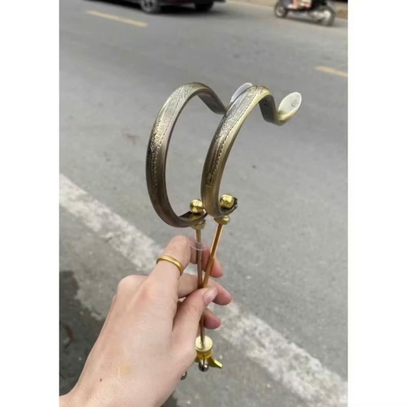 Móc đồng cổ - móc lồng chim tàu bản to cho lồng vuông thái sing mào mi chòe khứu lửa