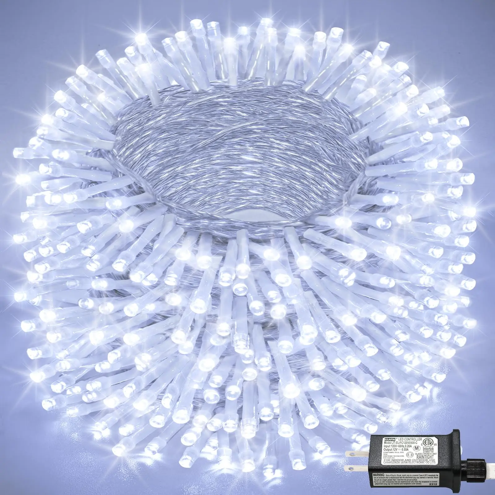 Luces Navideñas LED 10M para Exterior e Interior, Cadena de Luces Impermeables con Múltiples Modos, Decoración para Árbol de Navidad, Fiestas y Jardín