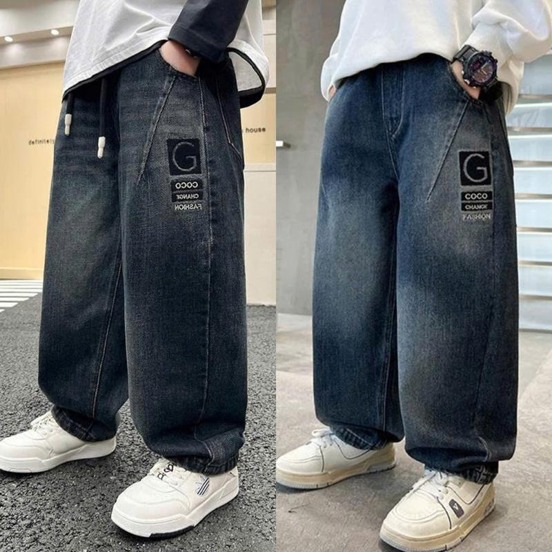    M-155  QUẦN JEANS BÉ TRAI LALAKIDS PHONG CÁCH THỜI TRANG. QUÂN DÀI NAM DÀNH CHO BÉ TRAI 18-60KG THIẾT KẾ THỜI TRANG DÁNG BAGY DỄ MẶC SIZE 120-180 