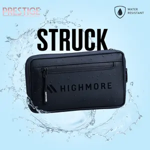 PROMO EXCLUSIVE Tas Selempang & Clucth Highmore STRUICK Elegan - Tas Tangan 3in1 Original Waterproof Pria Hitam