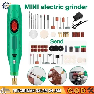BOR MINI 12V DC - Gerinda Mini Listrik Multifungsi, Alat Ukir Kayu & Poles, Engraver + Amplas, Kecepatan Tinggi , Cocok untuk Kerajinan & DIY - COD-Dikirim dalam waktu 24 jam