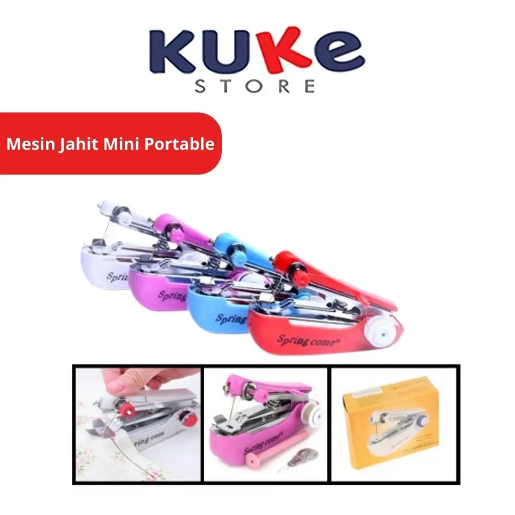 Mesin Jahit Tangan Mini Stapless Baju Celana Sewing Singer Staples