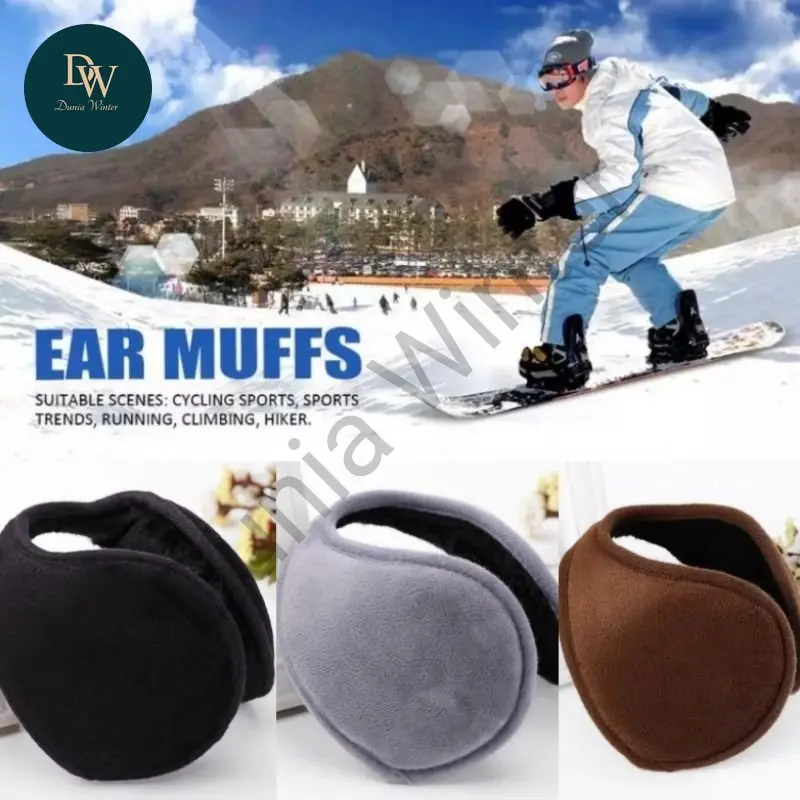 Dunia Winter Earmuff Penutup Telinga Musim Dingin | Ear Cover Winter Fleece Plush Foldable