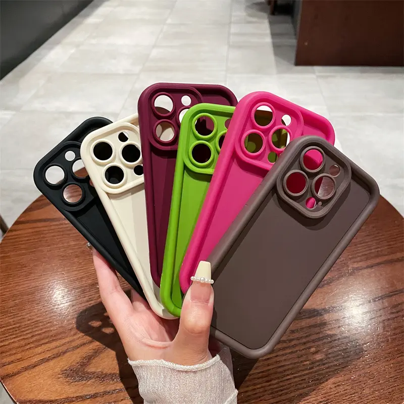 Emery phone case material solid color 13tpu iphone14 anti-fall phone case X/xs/xr/11/12/13/14/15