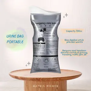 Urine Bag Portable by Mathis Women - Emergency Mini Toilet - Kantong Kencing Darurat