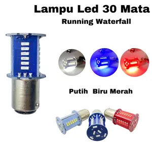 Lampu stop belakang rem running 12v 30mata runing kedip PNP semua motor Car