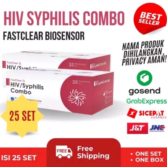 Gambar 1 Test FastClear Rapid Test HIV-1/2 Combo Syphilis | FASTCLEAR Q HIV/SYPHILIS COMBO TEST dari Alkes Pamulang Kota Tangerang Selatan Tokopedia
