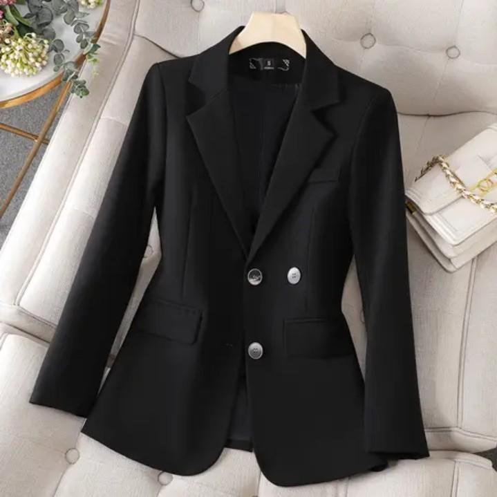 Blazer Wanita Korea Slim fit Jas Kerja wanita Slimfit body Formal 0