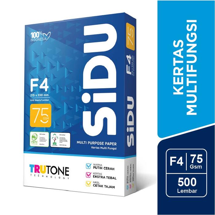 Gambar Sinar Dunia Paper Photocopy 75gsm F4 per RIM - SDU PC 75 F4G dari Bantex Indonesia Kab. Bogor Tokopedia
