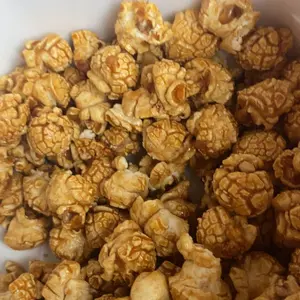 PopENjoy - [NEW] POPCORN CARAMEL 500gr | Makanan Manis Crispy Camilan Popkron Snack Jagung Sehat Premium Makanan Ringan Snack Nobar Piala Dunia