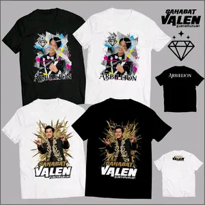 KAOS SAHABAT VALEN x ARBIL Dangdut Academy Katun  Nyaman KUALITAS DISTRO KAIN TEBAL COMBED 24s PREMIUM Wanita Oblong Sablon Baju Atasan  Dewasa  Remaja Motif