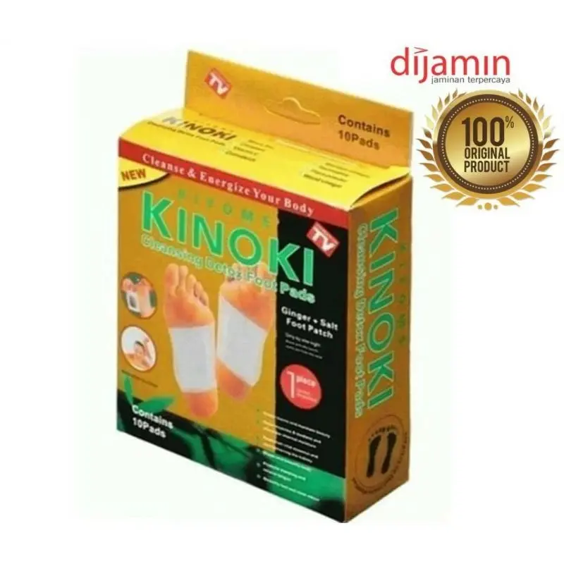 KINOKI Gold Detox Koyo Kaki Herbal Golden Foot Pads Original