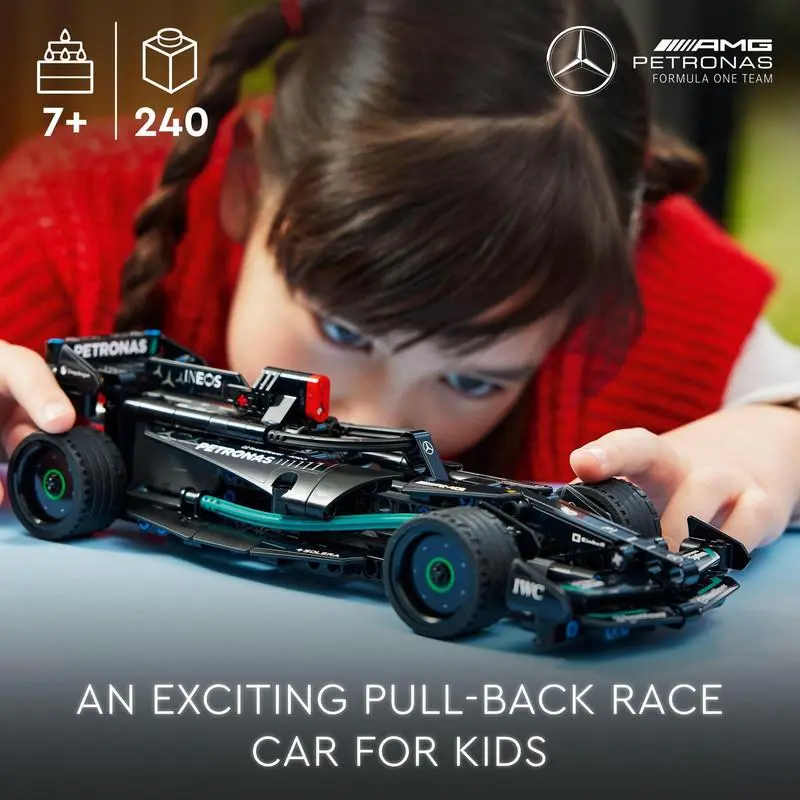 LEGO Technic 42165 Mercedes-AMG F1 W14 E Performance Pull-Back (240 Pieces) Mainan Balok (7 Tahun+) 2