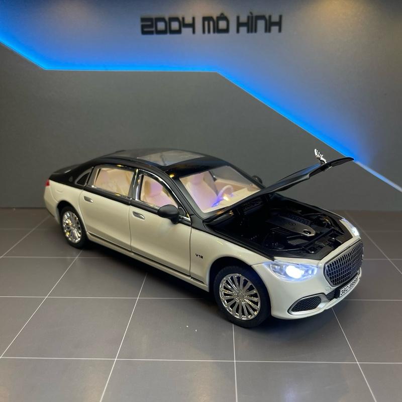 Mô hình xe Mây Bách S680 tỷ lệ 1:24 bằng kim loại Tặng biển số Vip 5