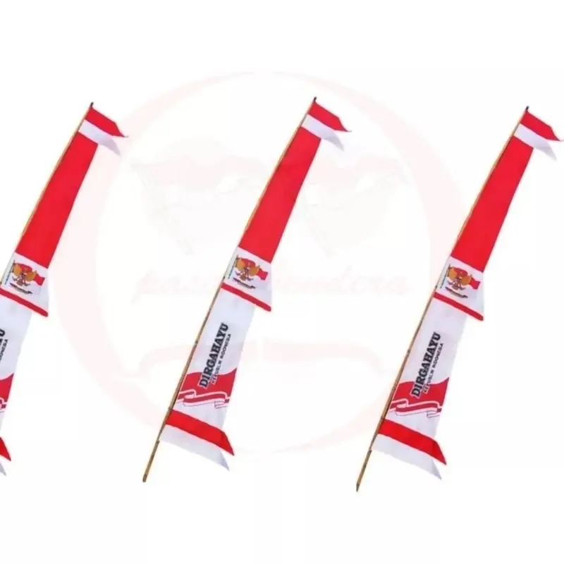 Bendera Bandir Dirgahayu Bahan Premium Dekorasi HUT RI Merah Putih
