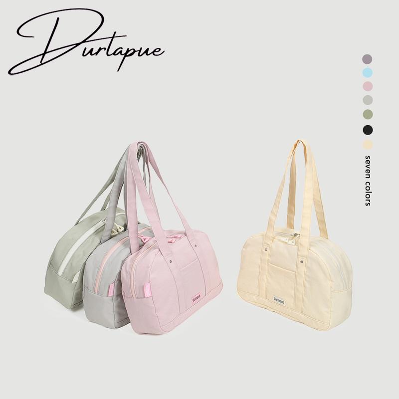 Túi Đeo Vai Thể Thao, Chất Liệu Vải Bố Thường Ngày Màu Trơn Nhẹ, Dung Tích Lưu Trữ Dung Tích Lớn, Túi Xách, Chống Nước, Chất Liệu Dù