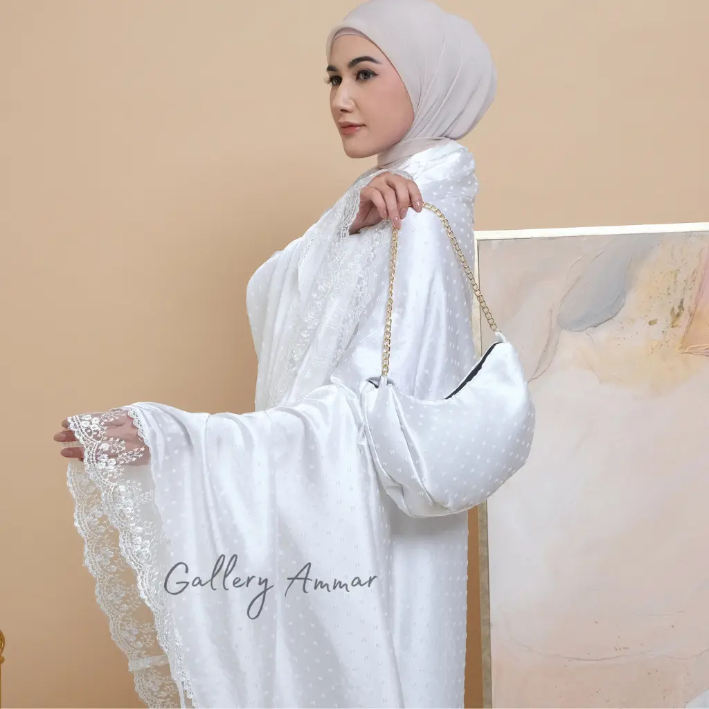 AMMAR - Mukena Dewasa Mewah 2in1 Premium Silk Uragiri Kaisha Series