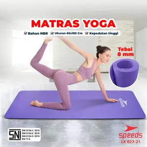 SPEEDS Matras Yoga Bahan TPE Matras Yoga Mat Anti Slip Karpet Fitness Olahraga Senam Gym 027-21
