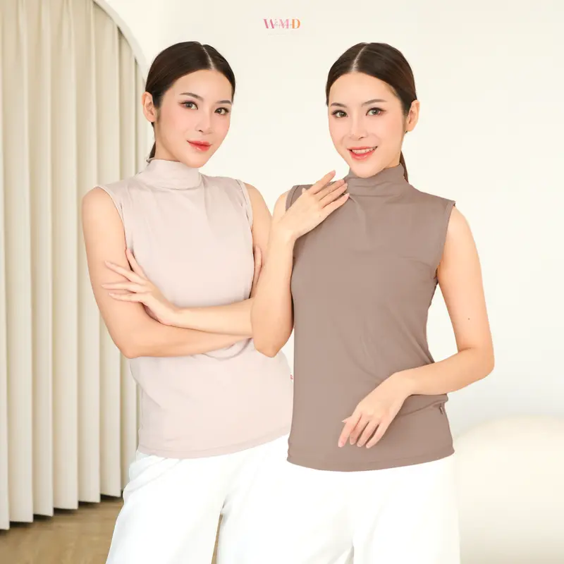 Manset Kutung (High Neck) ukuran All Size atasan stretch tank singlet wanita dalaman fit nyaman 0