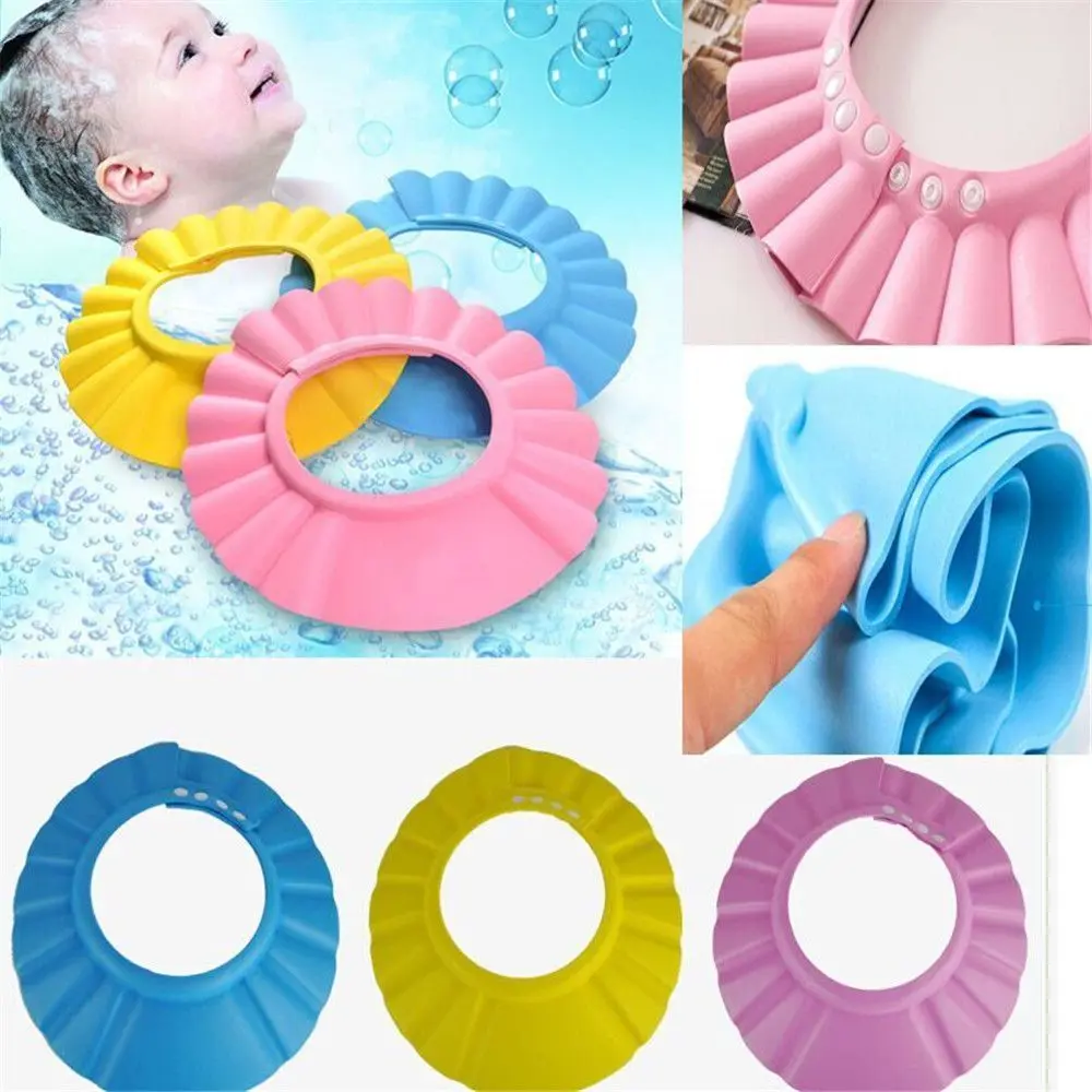 Toy Elf2 Ear Protection Fashion Portable Waterproof Adjustable Wash Hair Shield Bath Visor Baby Shower Caps Shampoo Hat