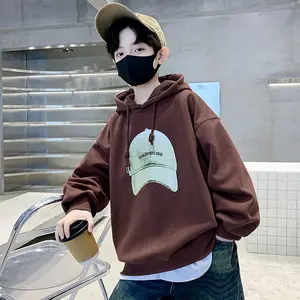 Sweater Hoodie Anak Laki-laki/Perempuan Motif Sablon ADS  Usia 3-10 Tahun Bahan Tebal 280 Gramasi