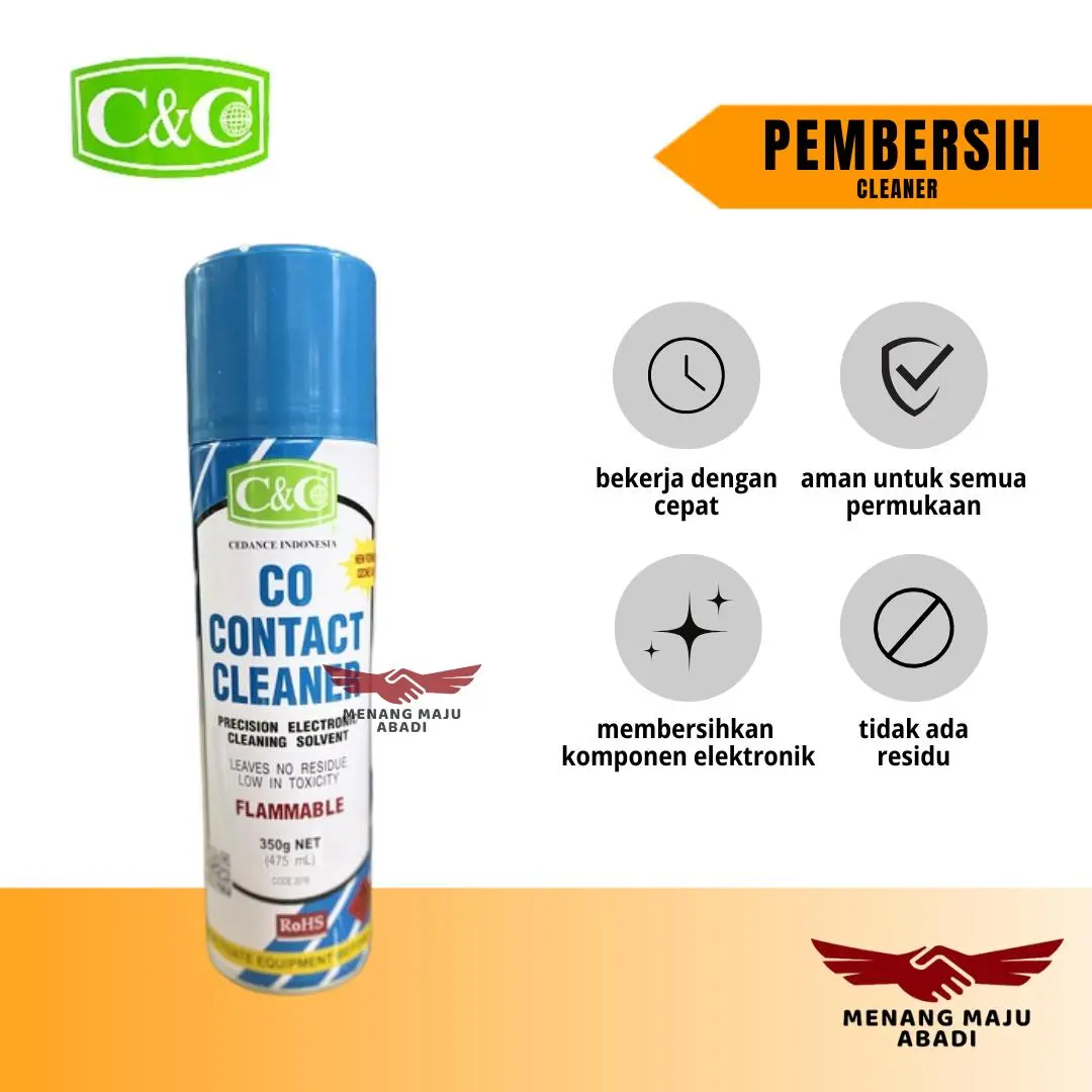 CNC Contact Cleaner cairan pembersih komponen elektronik 475ml