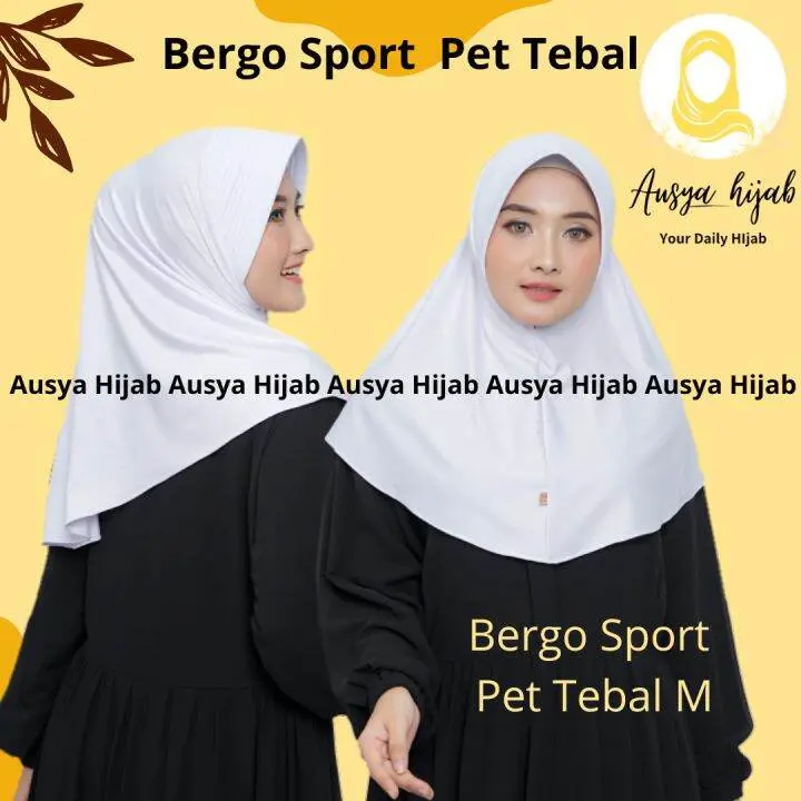 Bergo Sport Pet Tebal Jersey Spandek Premium Ukuran M
