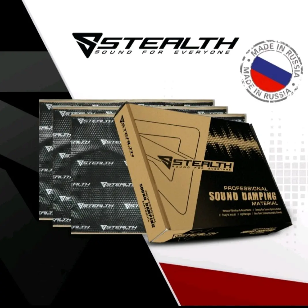 Peredam aluminium stealth / peredam suara / peredam getar / peredam panas
