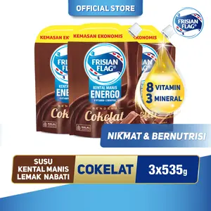 Frisian Flag Bendera Kental Manis Cokelat Pouch 535g [3 Pcs]