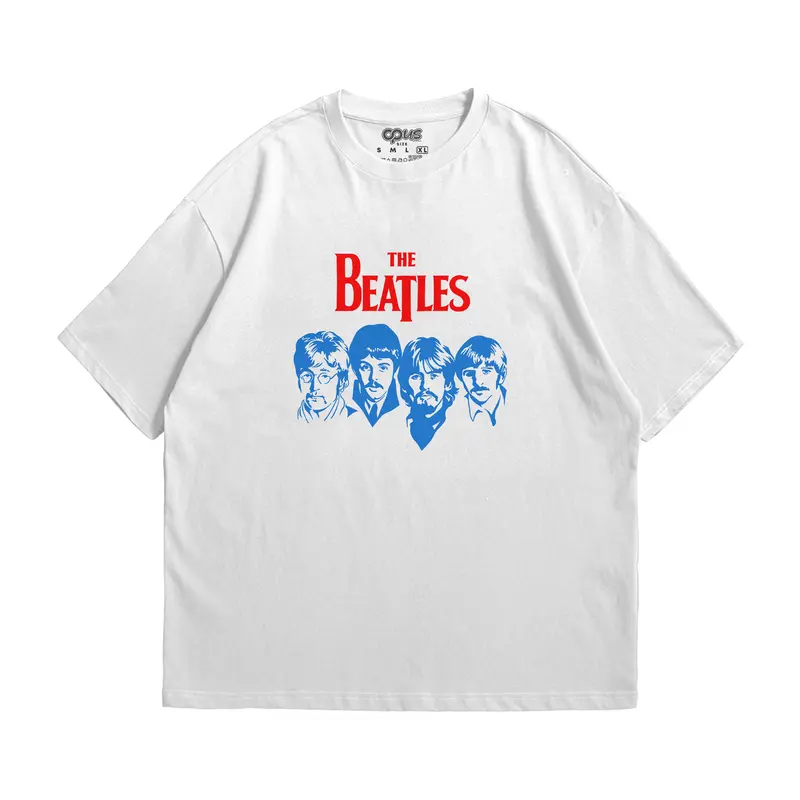 T-shirt Premium - Sablon DTF - Motif The Beatles - Kaos Band - Kaos Distro Pria dan Wanita Lengan Pendek Kaos Dewasa Oblong ( Band Series ) 0