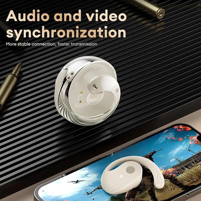 Product Introduction of NovaMart SG【New Product Promo】 2025 Wireless Bluetooth Sports Earbuds – OWS Ear-Mounted, 50H Ultra-Long Battery, IPX5 Waterproof, HD Sound for Running, Gym & Daily Use | Modern Lightweight Design 2