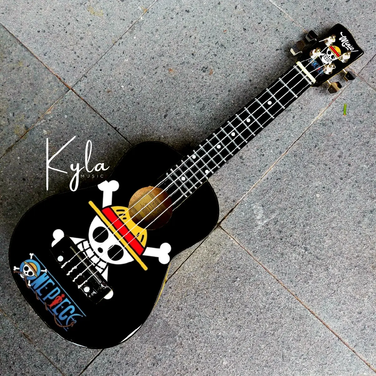 KYLA UKULELE SENAR 4 ONE PIECE HITAM