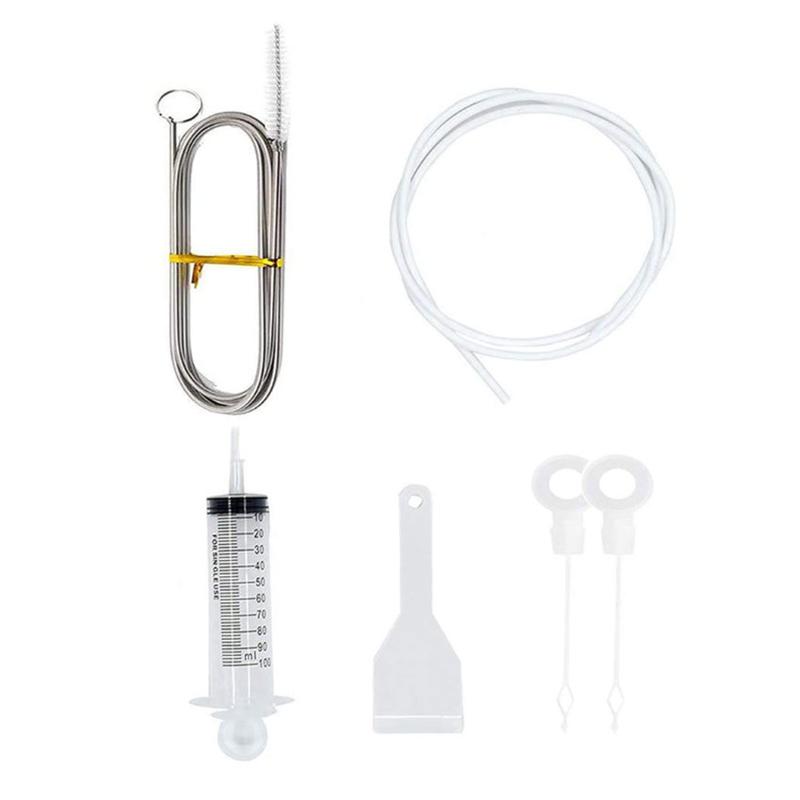 Product Introduction of 6 Pcs Refrigerator Drain Hole Clog Remover Cleaning Tool, Reusable Fridge Dredging Kit, Clean Drain Outlet Dredging Tool, Cleaning Reusable Refrigerators Dredging 25