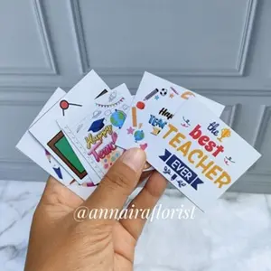 Kartu ucapan hari guru harga untuk per 10 psc ya kakak