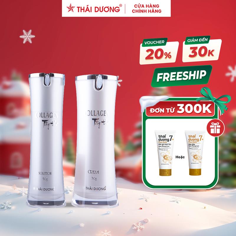  Bộ Kem dưỡng và nước dưỡng collagen Tây Thi - Sao Thái Dương 