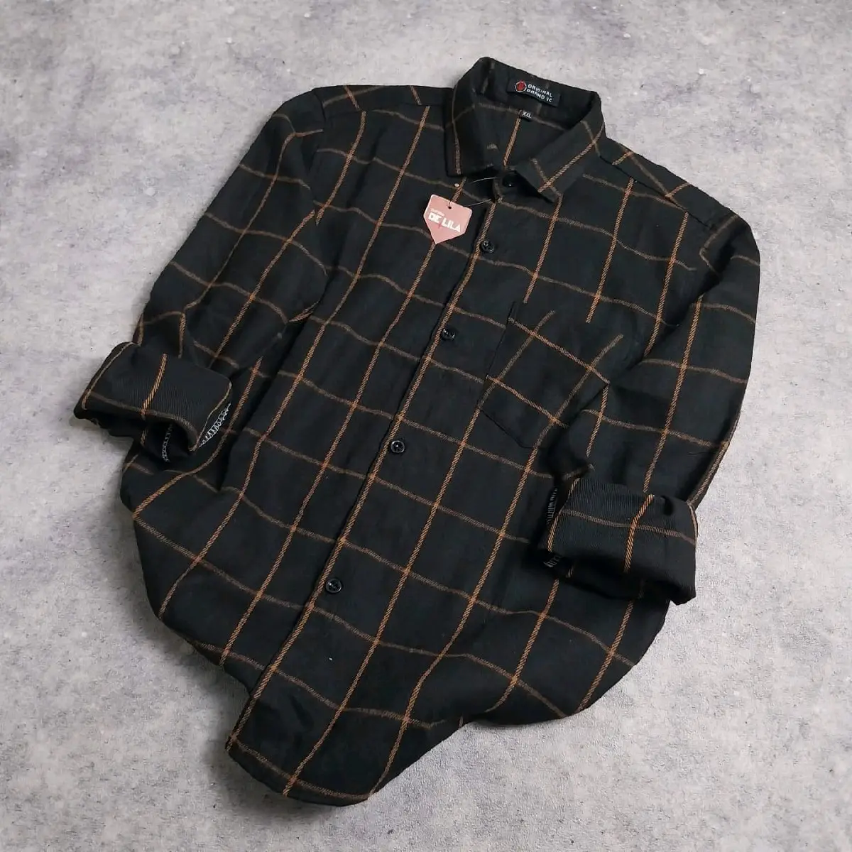 Kemeja Flanel Anak Cowok Cewek Umur 6-13 Tahun Lengan Panjang Best Seller Fashion