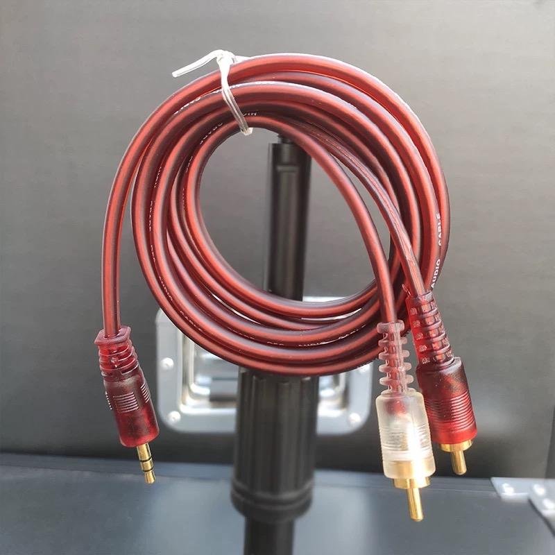 Cáp chuyển 3.5mm ra 2 đầu RCA Cao Cấp, Chống Nhiễu 1
