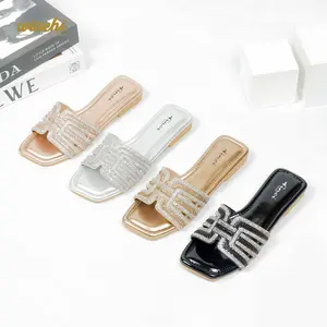 Winchi - Kayla Sandal flat wanita sol karet anti slip terbaru