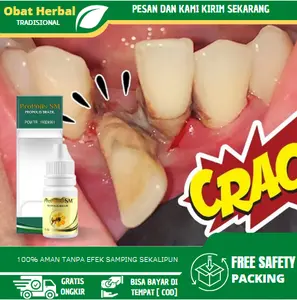 Solusi Untuk Mengatasi Sakit Gigi Goyang, Penguat Gigi Goyah, Tetes Sakit Gigi, Gusi Bengkak Berdarah, Gigi Berlubang, Gigi Keropos Atasi Dengan Propolis sm