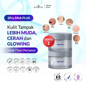 Buy 1 Get 1 3% DNA SALMON PLUS Concentrate Gel Skin Booster Serum Pelembab Wajah Pria Wanita Berminyak Kering BPOM Halal 3% Mochi Skin Treatment