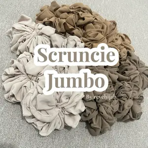 Scruncie ikat rambut jumbo diameter 17cm Scrunchie